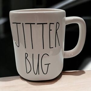 White Jitter Bug Mug